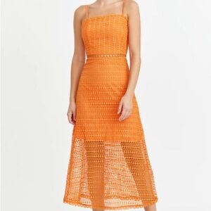 Adelyn Rae Inda Lace Midi